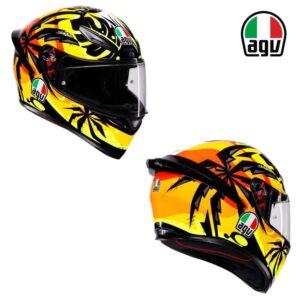 AGV K1 S Tropicrush Full Face Street Motorcycle Black/Orange Helmet