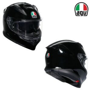 AGV K7 Full Face Street Motorcycle Gloss Black Helmet - Pick Size