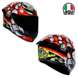 AGV K6 S Bezzecchi 2024 Full Face Street Motorcycle Riding Helmet - Pick Size