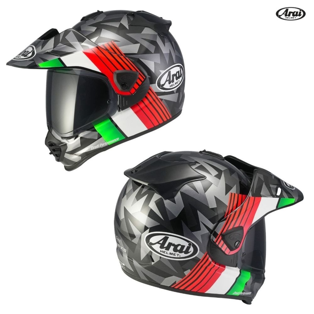 Arai XD-5 Nation Italy Dual Sport Motorcycle Helmet - Pick Size
