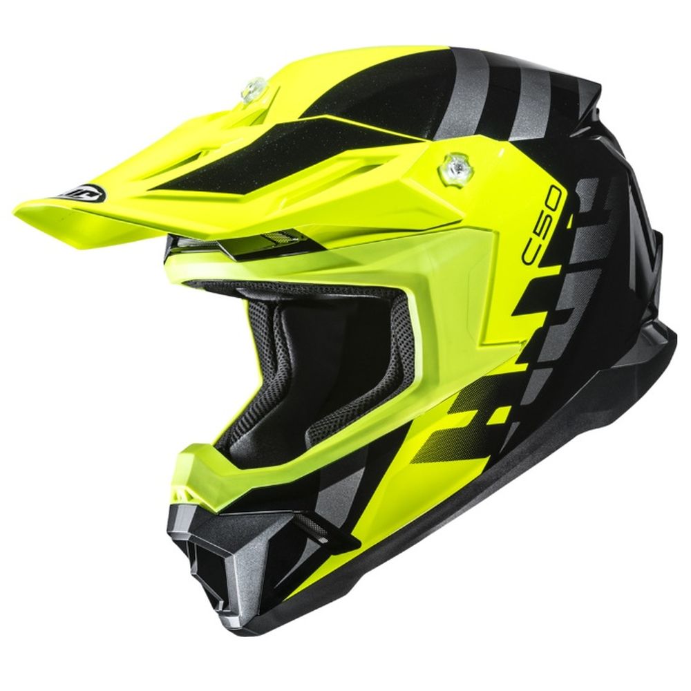 HJC C50 Mirage Motocross Offroad Helmet - Pick Size & Color - Image 3