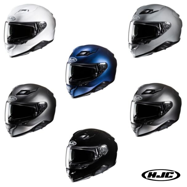 HJC F71 Solid Full Face Street Motorcycle Helmet – Pick Size/Color ...