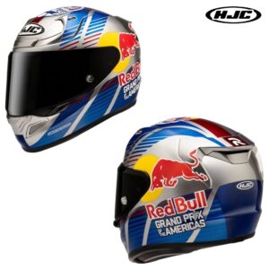 HJC RPHA 12N Red Bull Austin GP II Multicolor Full Face Motorcycle Helmet