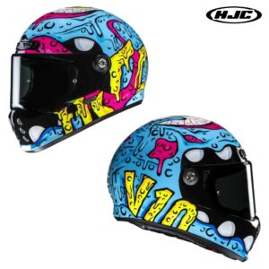 HJC V10 Squeeze Full Face Street Motorcycle Helmet - Pick Size