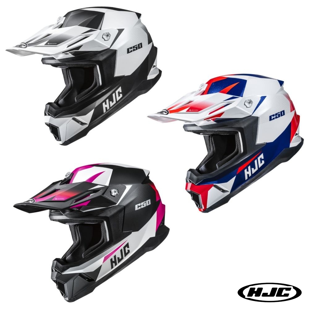 HJC C50 Slide Motocross Offroad Helmet - Pick Size & Color