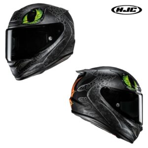 HJC RPHA 12N Toothless II MC4SF-Matte Black/Green Full Face Motorcycle Helmet