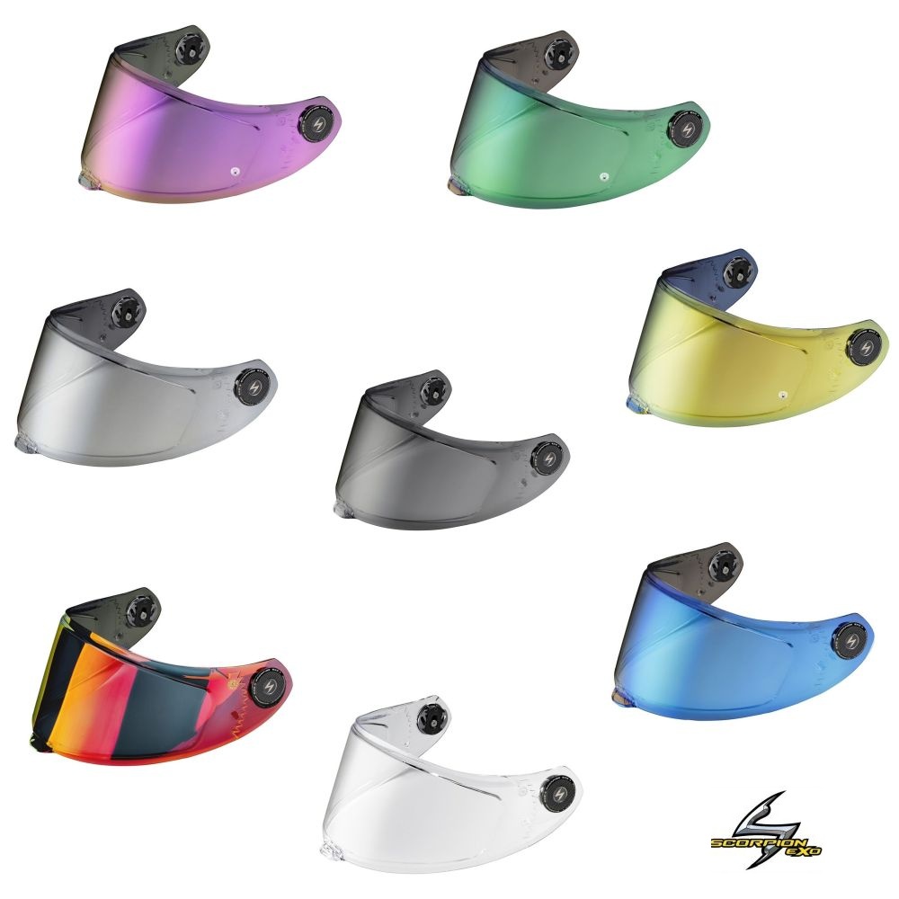 Scorpion Exo-Warp Class 1 Replacement Faceshield - Pick Color