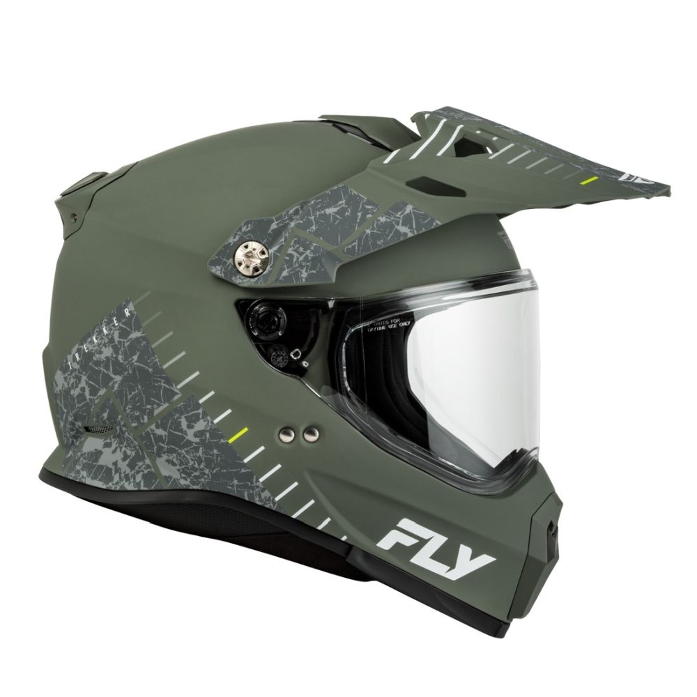 Fly Racing Trekker Granite Full Face Dual Sport Motorcycle Helmet - Image 9