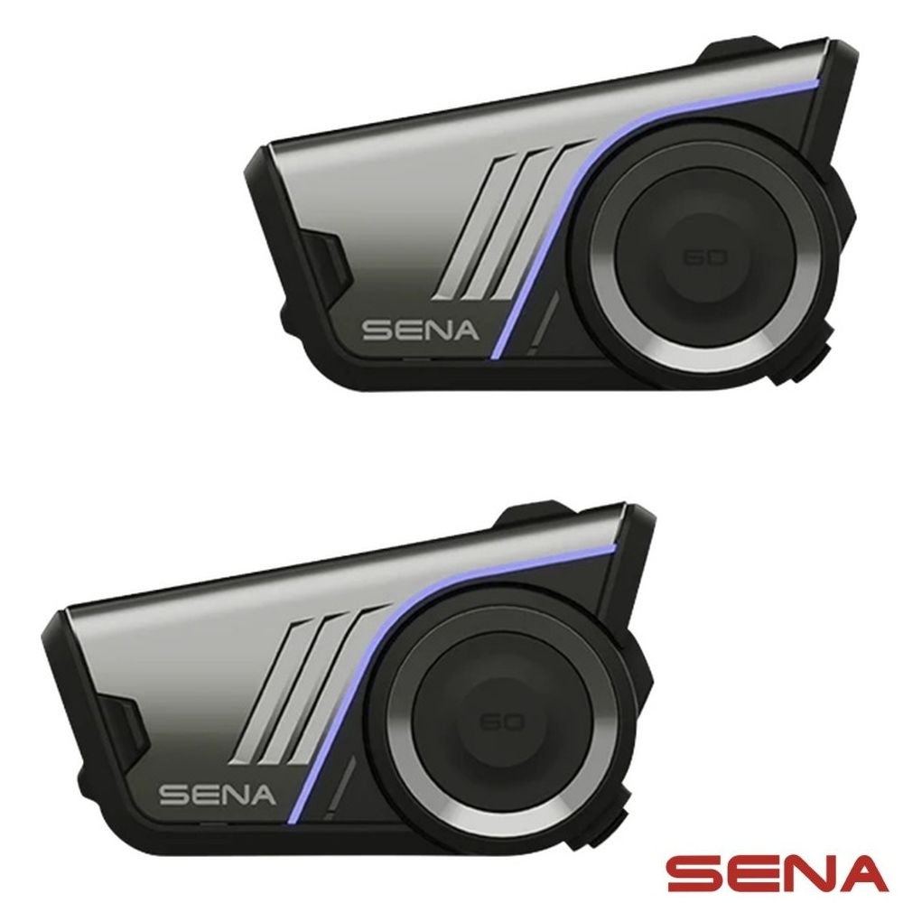 Sena 60s EVO Dual Pack Motorcycle Helmet Bluetooth Intercom Headset 60S-EVO-01D