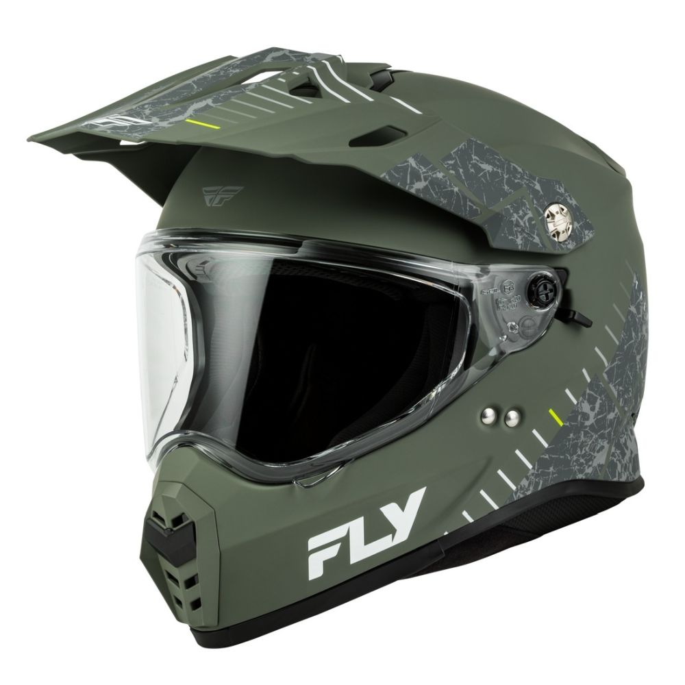 Fly Racing Trekker Granite Full Face Dual Sport Motorcycle Helmet - Image 11