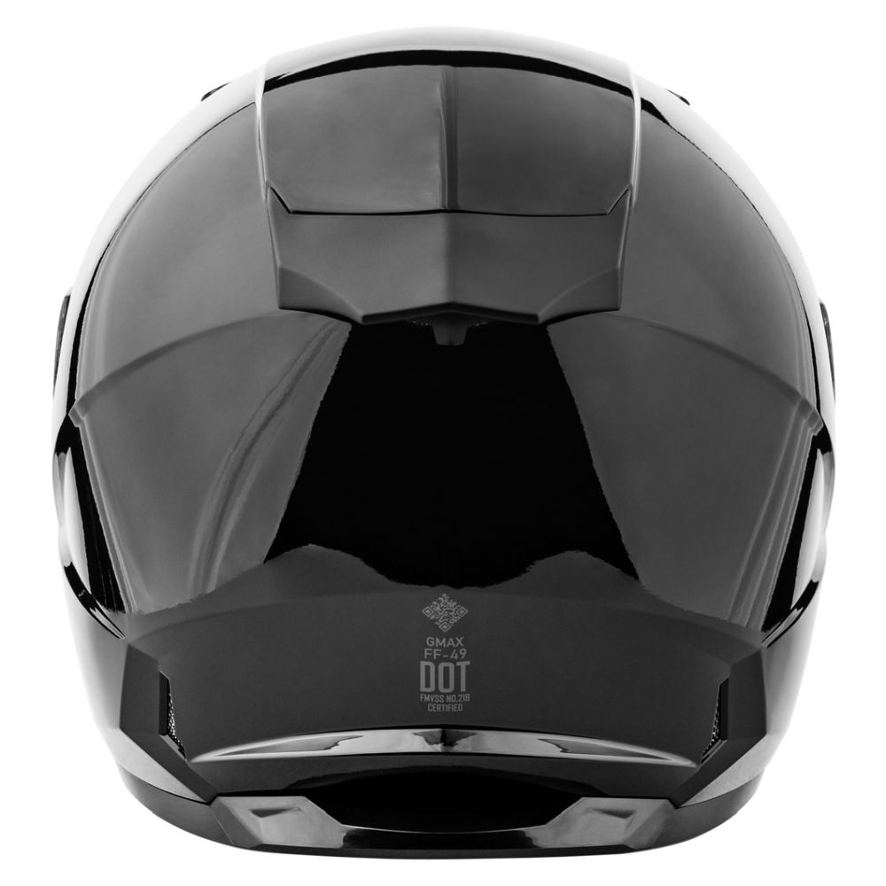Gmax FF-49 Solid Street Motorcycle Helmet - Pick Size & Color - Image 6