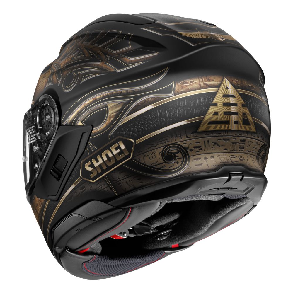 Shoei GT-Air 3 Nile Black/Copper Street Motorcycle Helmet - Pick Size - Image 4
