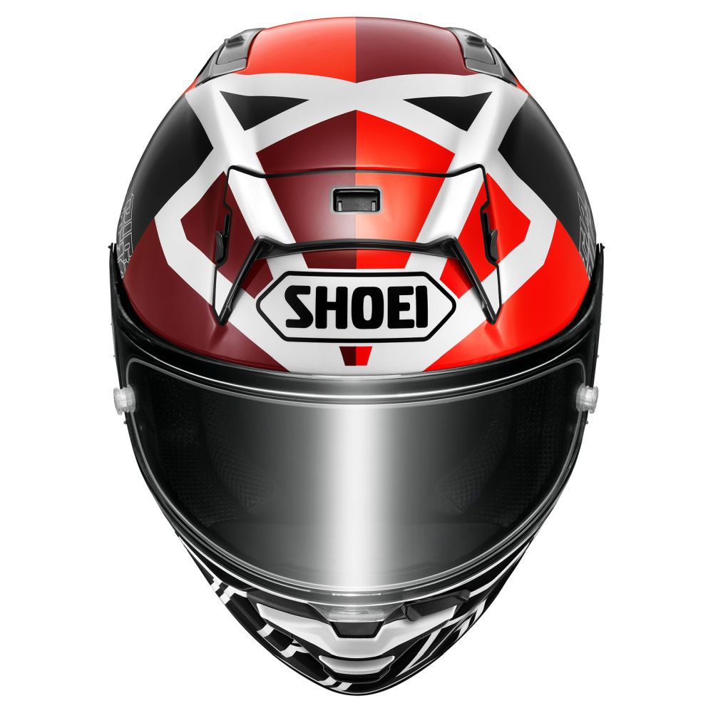 Shoei X-15 Diggia 2 Black/Red/Gray Street Motorcycle Helmet - Pick Size - Image 5