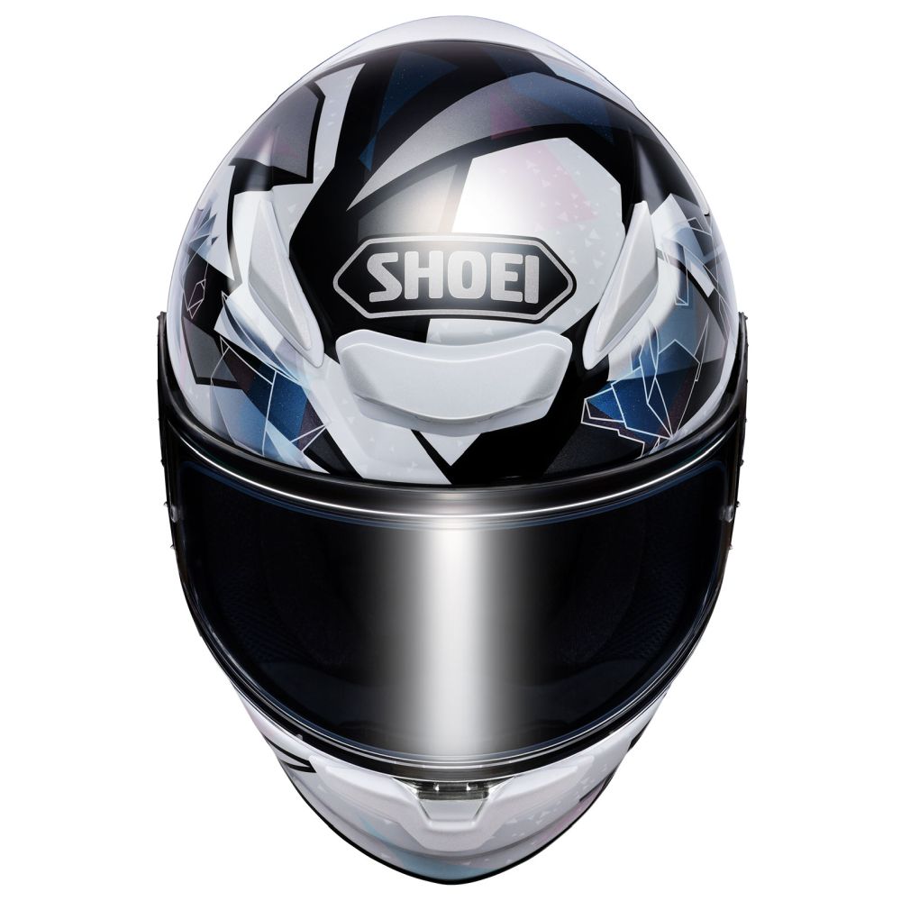 Shoei RF-1400 Origami 2 Black/White/Purple Street Motorcycle Helmet - Pick Size - Image 5
