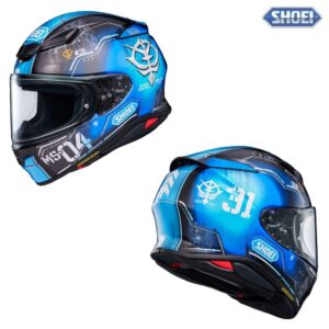 Shoei RF-1400 Ramba Ral's Bugu Blue/Navy Street Motorcycle Helmet - Pick Size