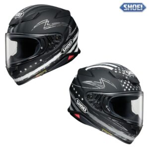 Shoei RF-1400 Dedicated 2 Matte Black/Gray Street Motorcycle Helmet - Pick Size