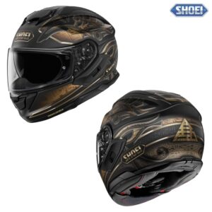 Shoei GT-Air 3 Nile Black/Copper Street Motorcycle Helmet - Pick Size