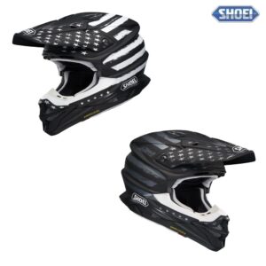 Shoei VFX-EVO Faithful 2 Black/White Motocross Offroad Helmet - Pick Size