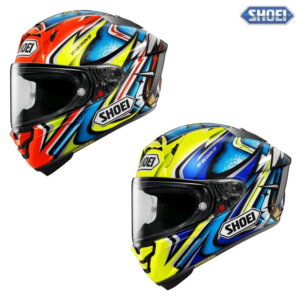 Shoei X-15 Daijiro Street Motorcycle Helmet - Pick Size & Color