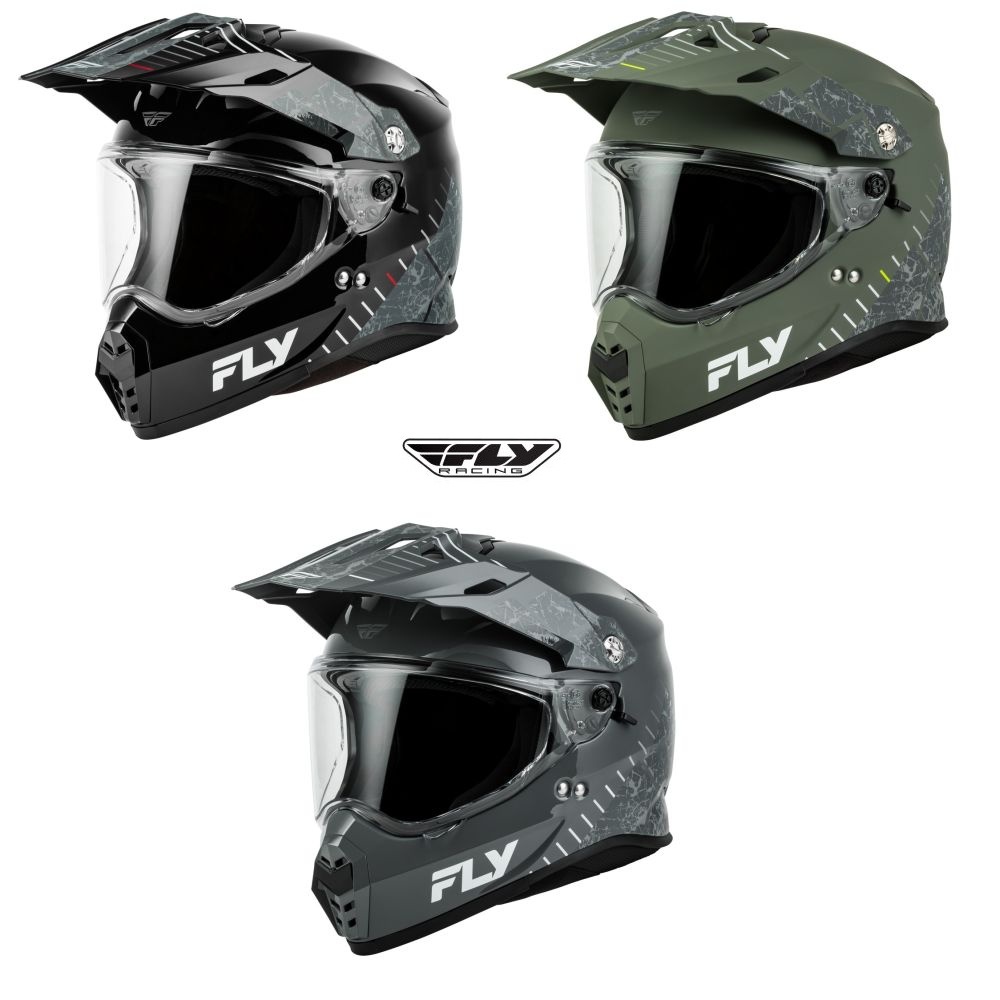 Fly Racing Trekker Granite Full Face Dual Sport Motorcycle Helmet