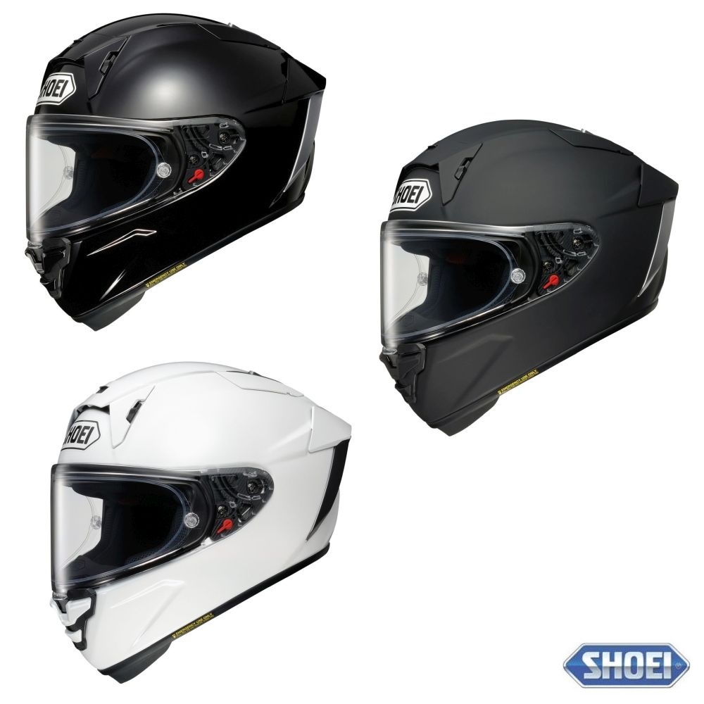 Shoei X-15 Solid Street Motorcycle Helmet - Pick Size & Color