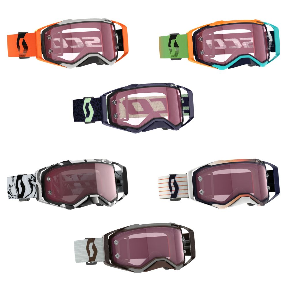 Scott Prospect Amplifier Rose Works Lens Motocross Offroad Goggles - Pick Color