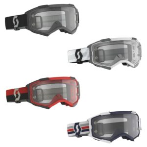 Scott Fury Clear Lens Motocross Offroad ATV Goggles - Pick Color