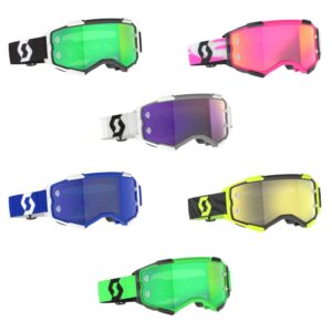 Scott Fury Mirror Lens Motocross Offroad ATV Goggles - Pick Color