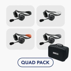 Sena Nautitalk Bosun Bluetooth Intercom Headset – Quad Pack (4‑Unit Marine Set)