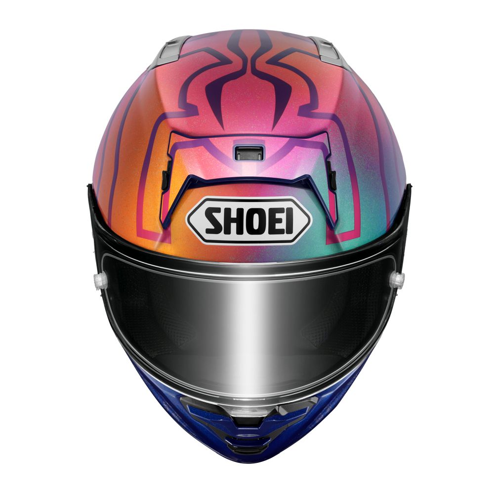 Shoei X-15 Marquez Holi Navy/Red/Orange Street Motorcycle Helmet - Pick Size - Image 5