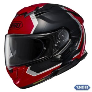 Shoei GT-Air 3 Realm Black/Red/Gray Street Motorcycle Helmet - Pick Size
