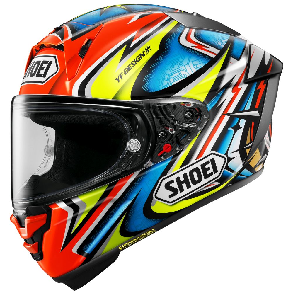 Shoei X-15 Daijiro Street Motorcycle Helmet - Pick Size & Color - Image 3