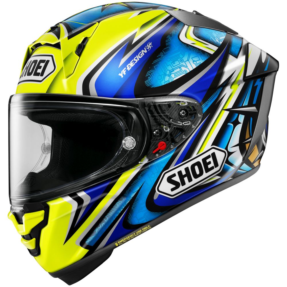 Shoei X-15 Daijiro Street Motorcycle Helmet - Pick Size & Color - Image 4