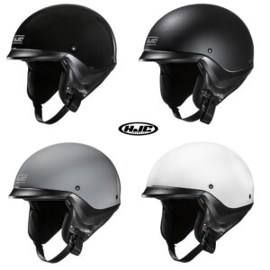 Hjc C20 Solid Half Face Street Motorcycle Helmet - Pick Size & Color