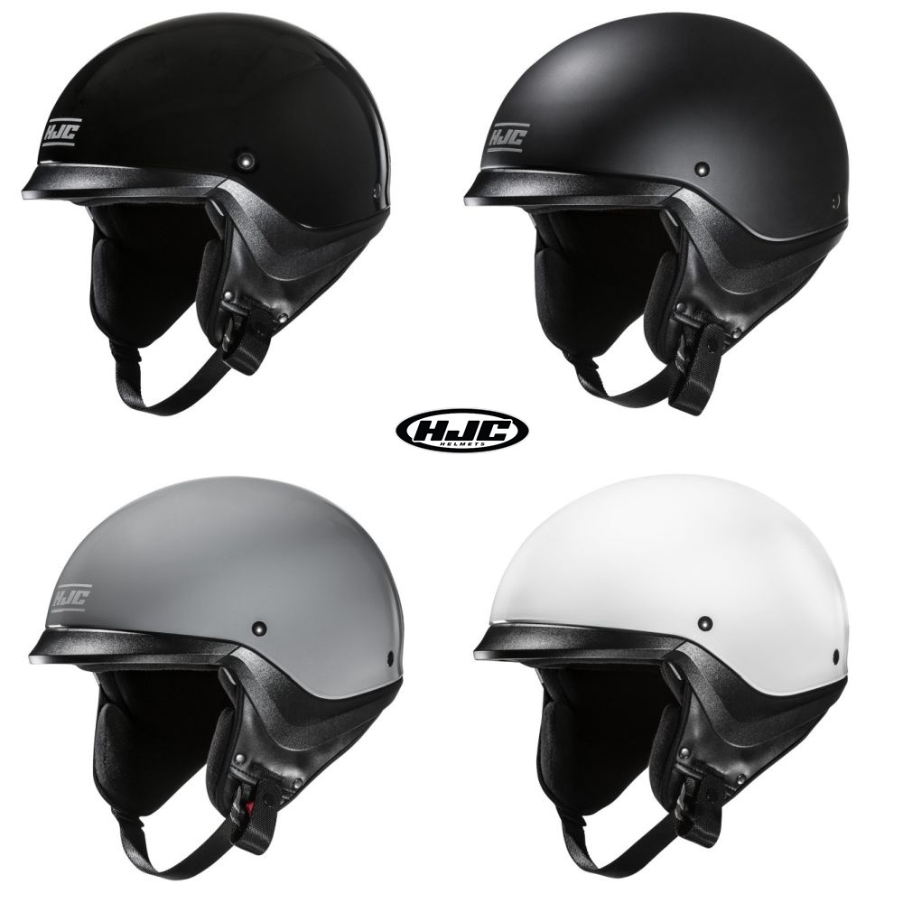 Hjc C20 Solid Half Face Street Motorcycle Helmet - Pick Size & Color
