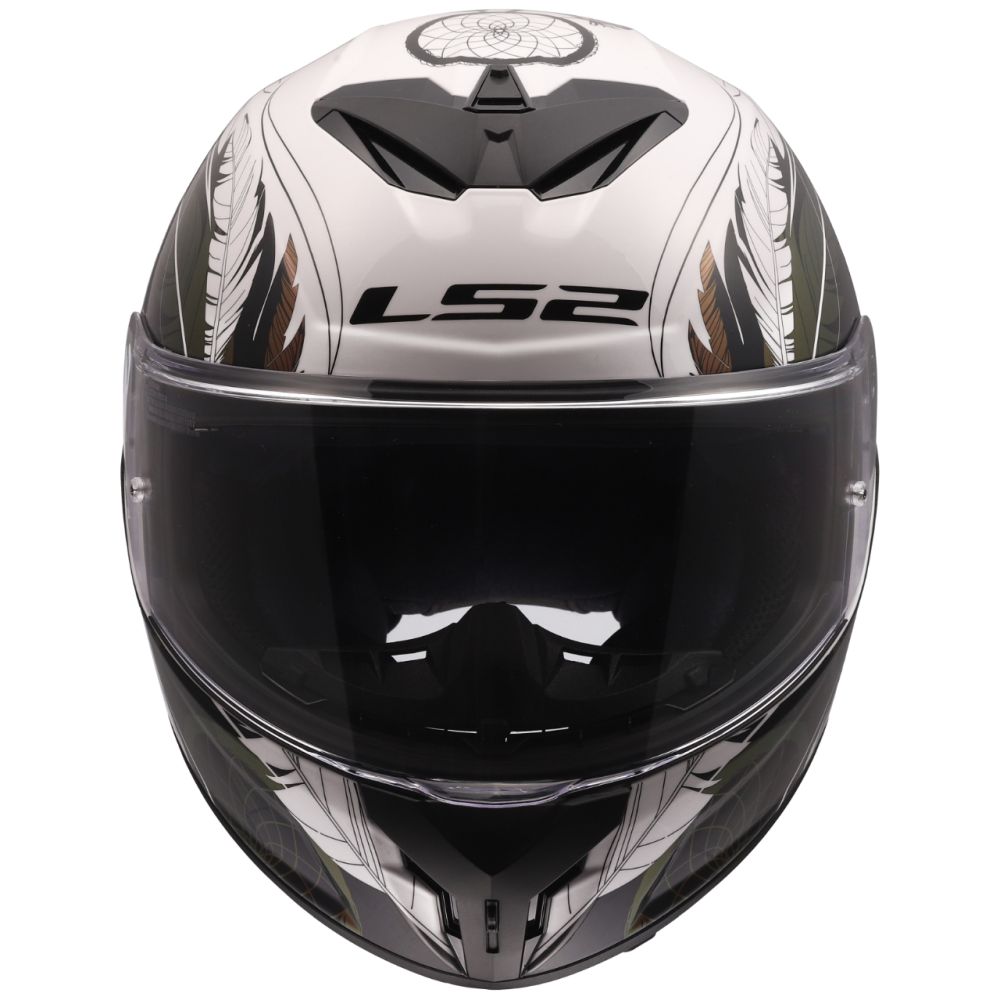 LS2 Rapid III Dreamcatcher Chameleon White Full Face Street Motorcycle Helmet - Image 5