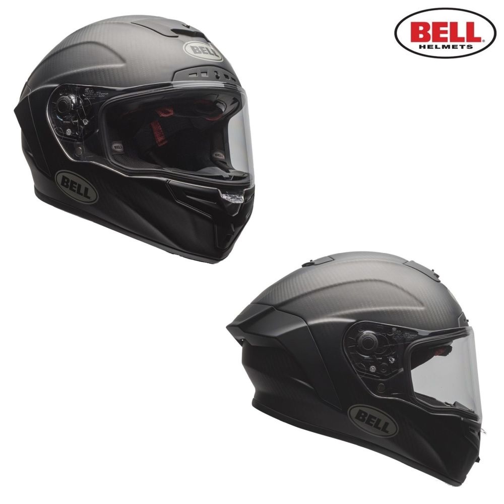 Bell Race Star DLX Flex Solid Full Face Street Motorcycle Helmet Matte Black