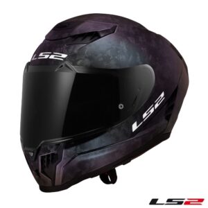LS2 Dragon Chameleon Gloss Forged Carbon Full Face Street Motorcycle Helmet