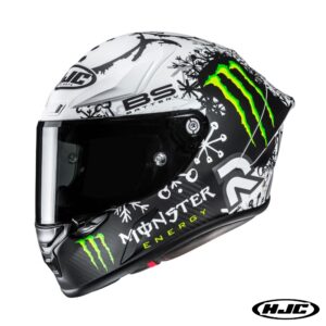 HJC RPHA 1N V2 Carbon Snow Diablo Full Face Street Motorcycle Helmet - Pick Size