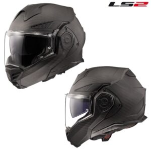 LS2 Advant X Carbon Matte Carbon Modular Street Motorcycle Helmet - Pick Size