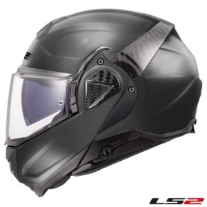 LS2 Advant II Jeans Gloss Gray Modular Street Motorcycle Helmet - Pick Size