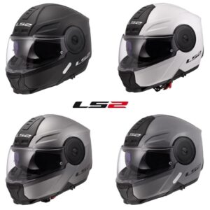 LS2 Horizon II Solid Modular Street Motorcycle Helmet - Pick Size & Color