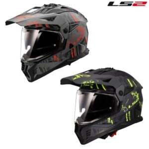 LS2 Blaze II Crazy Dual Sport Motorcycle Helmet - Pick Size & Color