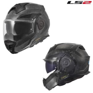 LS2 Advant X Carbon Full Forged Modular Street Motorcycle Helmet Gloss Black