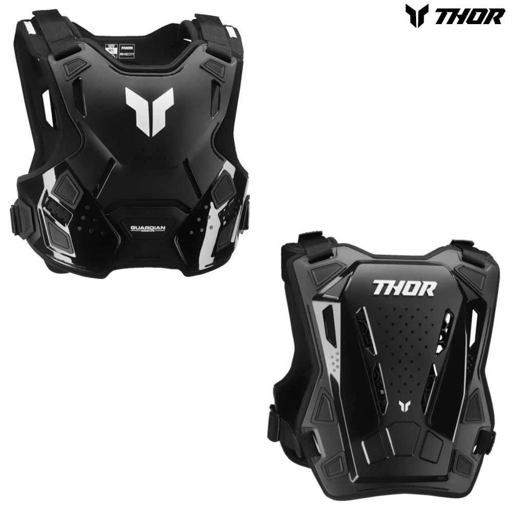 Thor Guardian LTD Race Black Motocross ATV Offroad Chest Protector - Pick Size