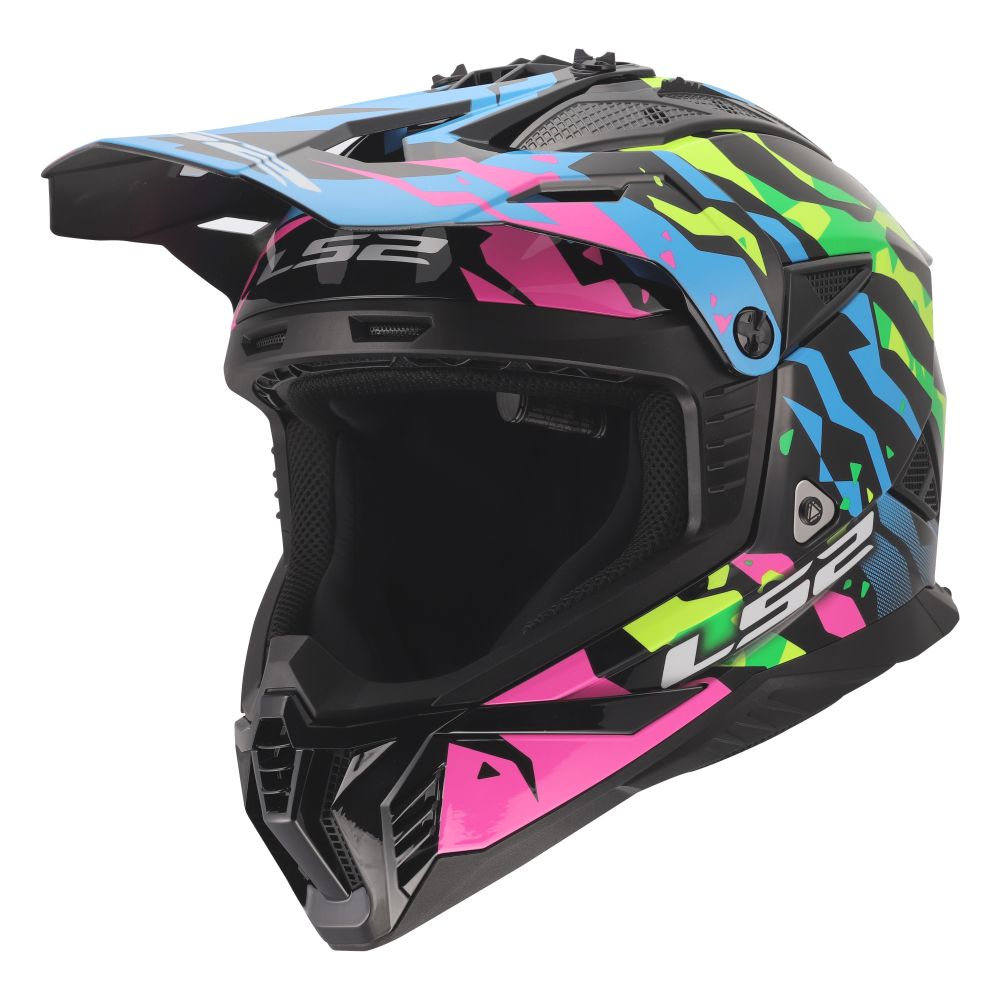 LS2 Gate II Electra Full Face MX Offroad Helmet - Pick Size & Color - Image 3