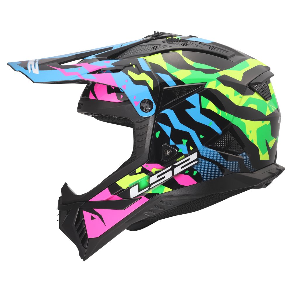LS2 Gate II Electra Full Face MX Offroad Helmet - Pick Size & Color - Image 4