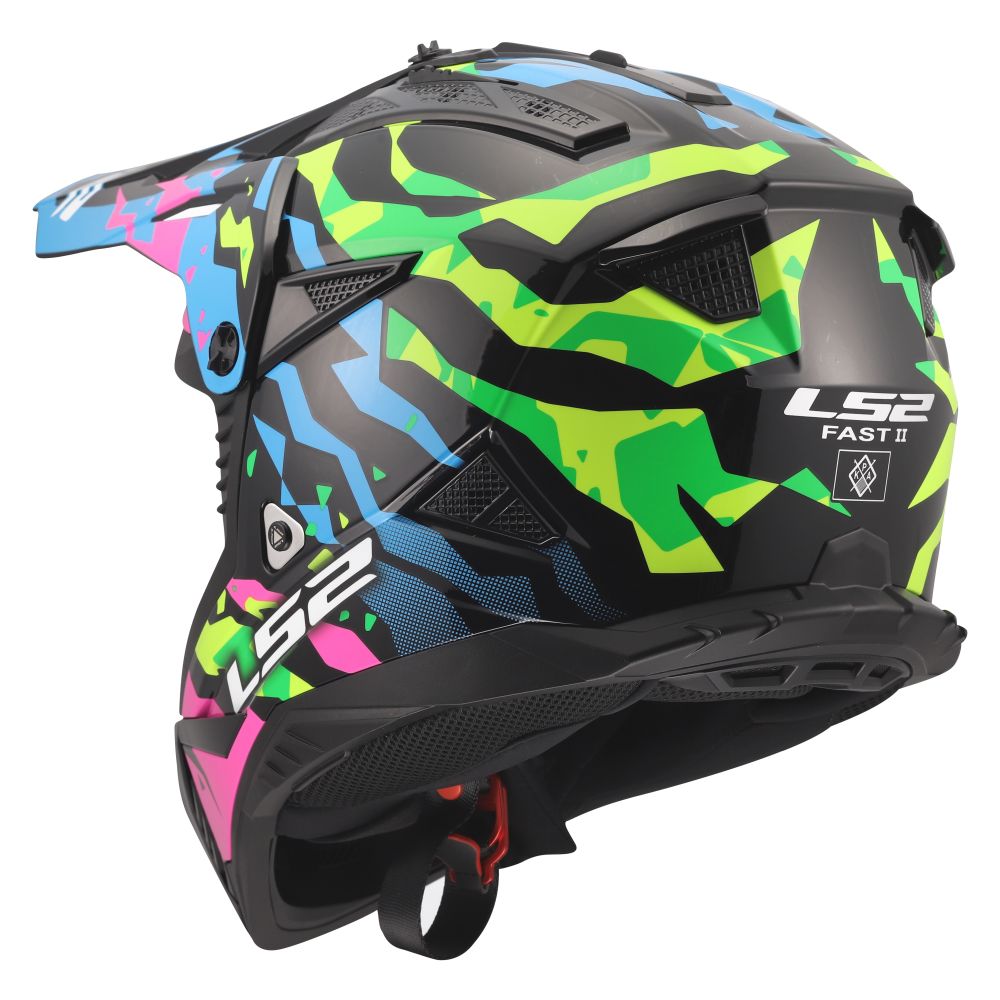 LS2 Gate II Electra Full Face MX Offroad Helmet - Pick Size & Color - Image 5