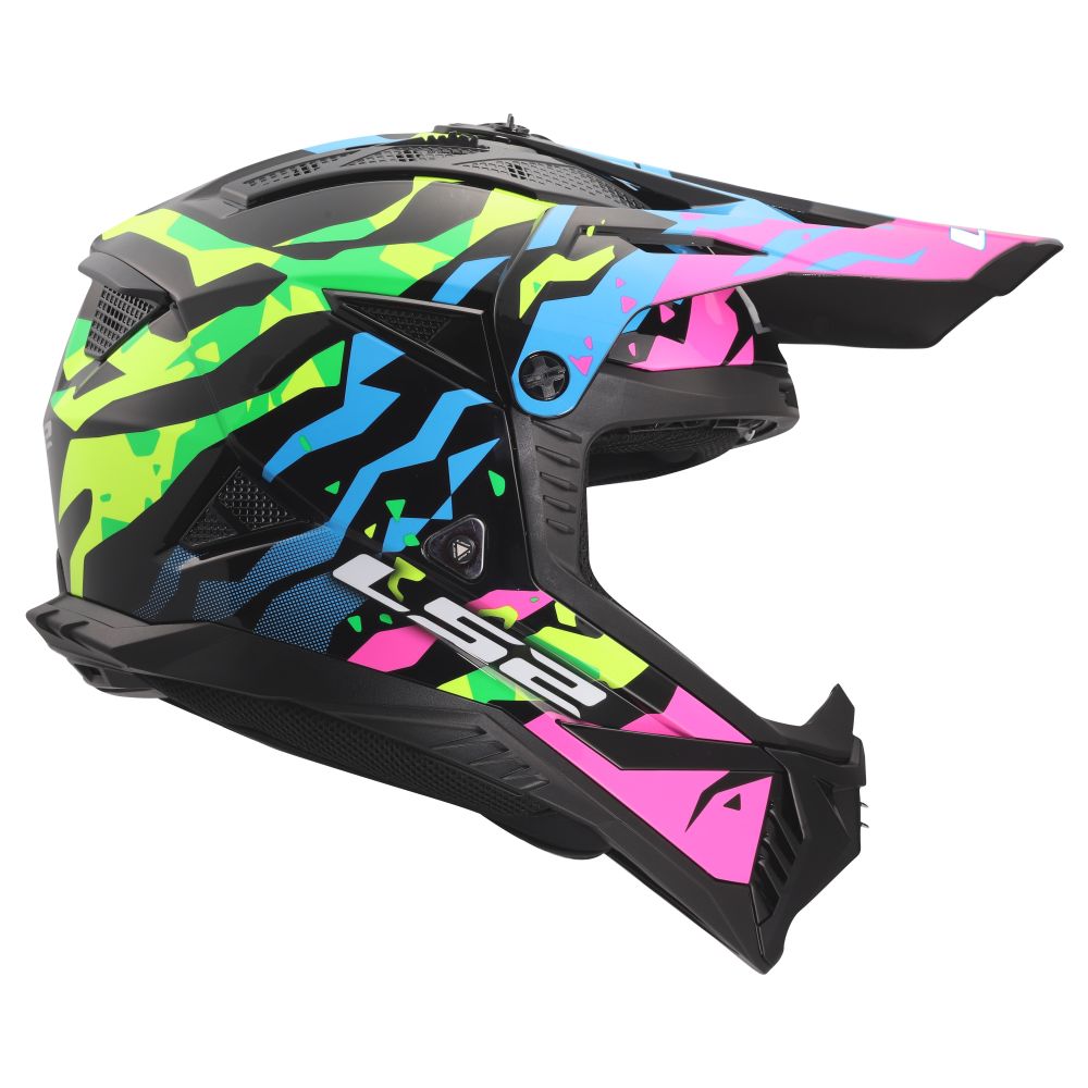 LS2 Gate II Electra Full Face MX Offroad Helmet - Pick Size & Color - Image 8