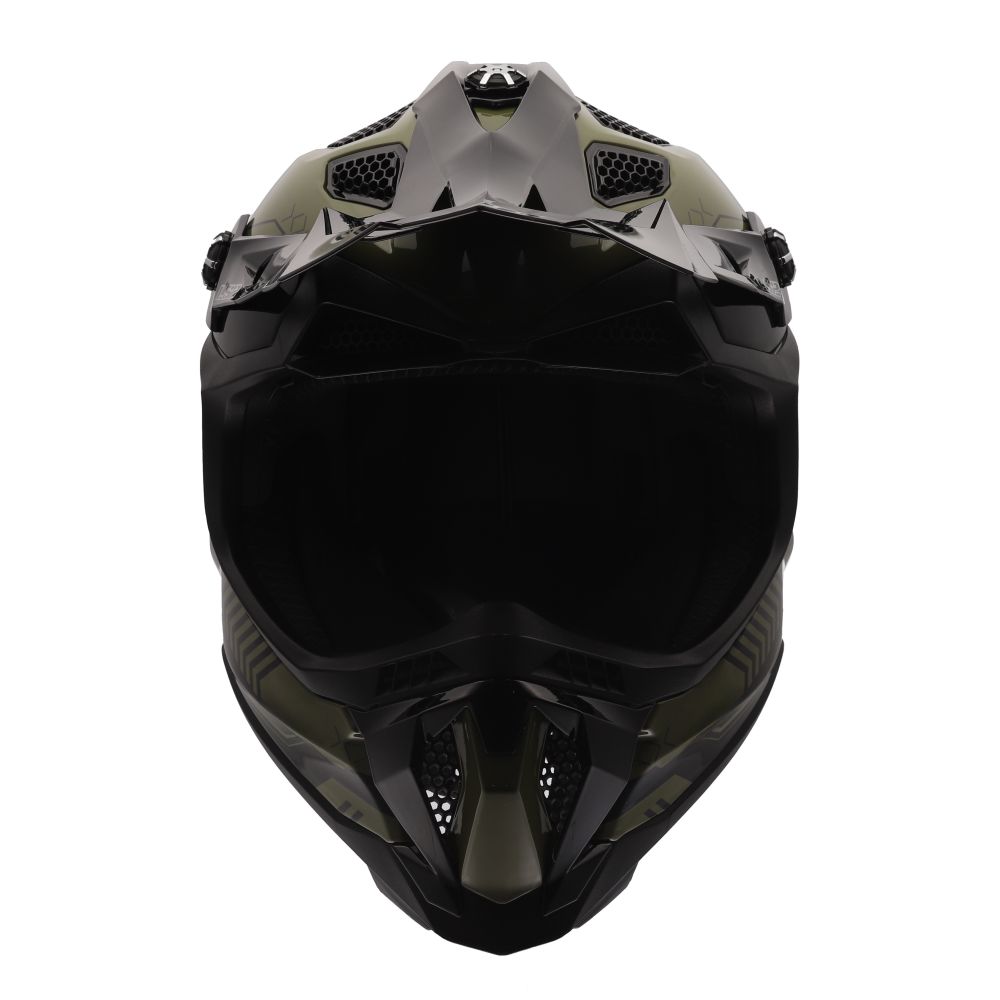 LS2 Subverter EVO Battalion Full Face MX Offroad Helmet Gloss Green/Black - Image 5